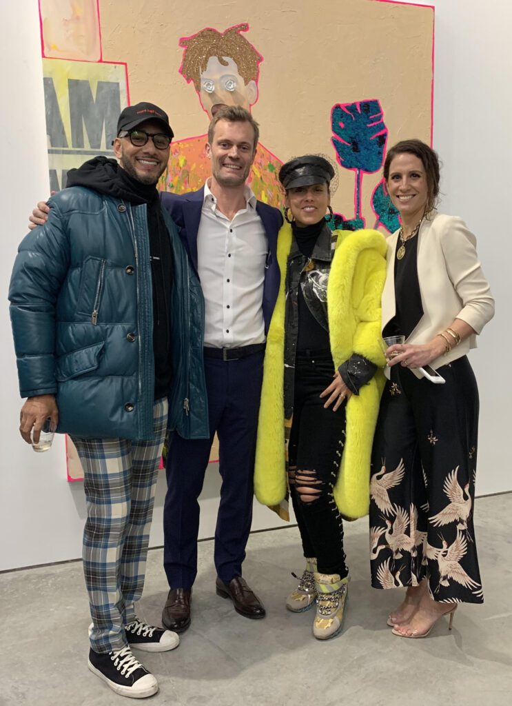 David De Buck with Alicia Keys and Swizz Beatz