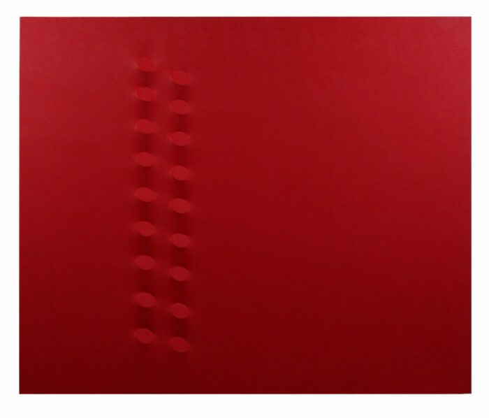 Turi Simeti 18 red ovals