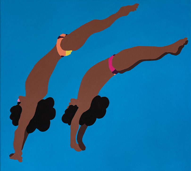 Sheena Rose, Accurate Masculinity, 2021, Acrylic on canvas 18 x 20 inches | 45.7 x 50.8 cm