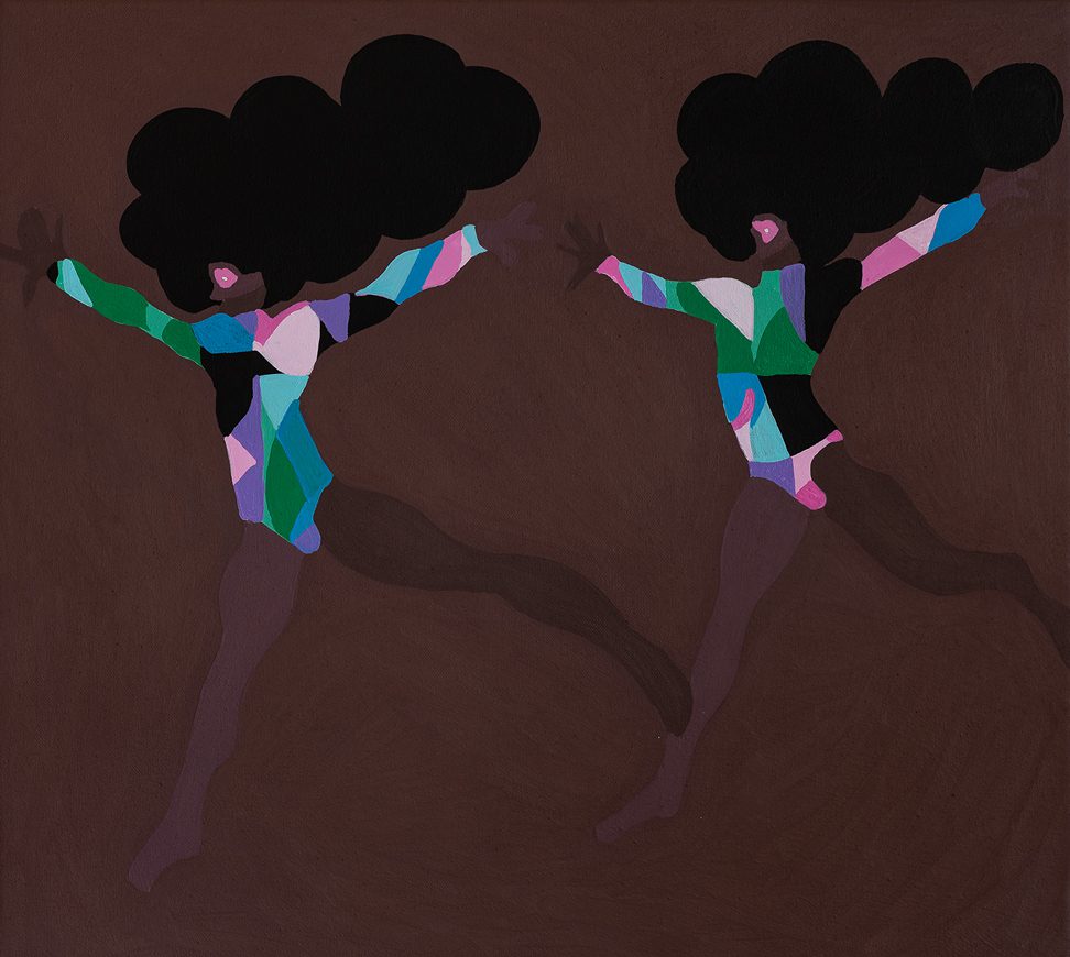 Sheena Rose, Plum Chocolate, 2022, Acrylic on canvas 18 x 22 inches | 45.7 x 50.8 cm