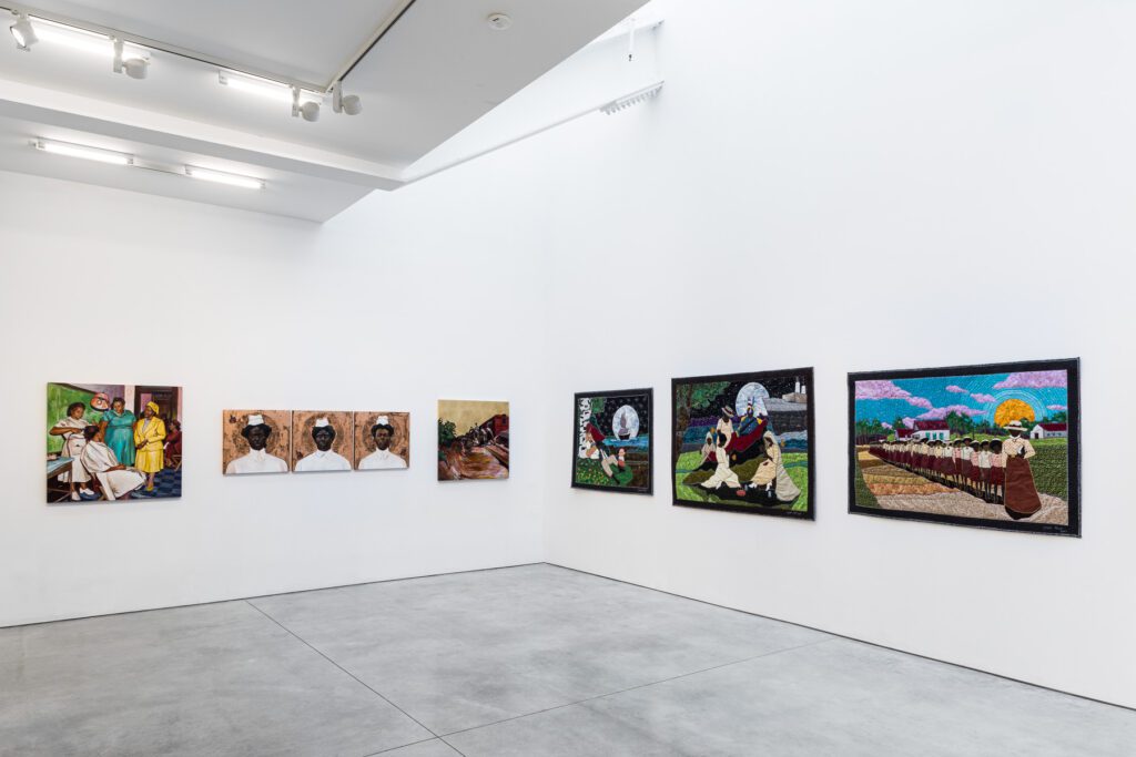 Installation view of Stephen Towns: Glimpses of Americana
