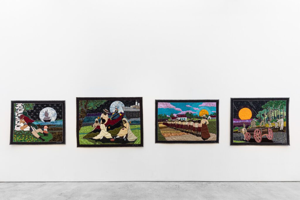 Installation view of Stephen Towns: Glimpses of Americana