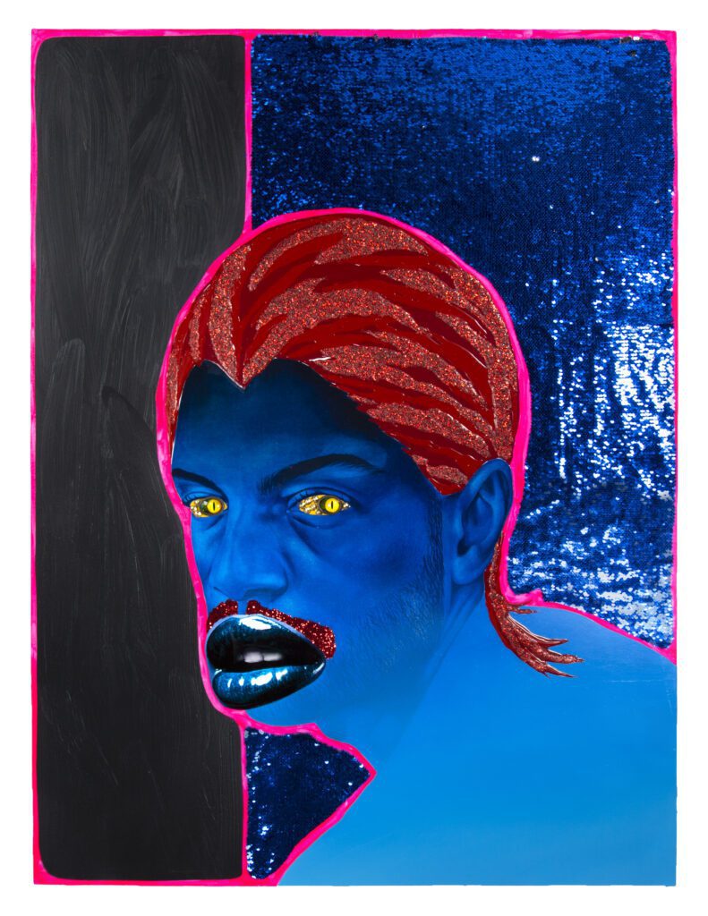 Devan Shimoyama, Self Portrait as Mystique, 2022