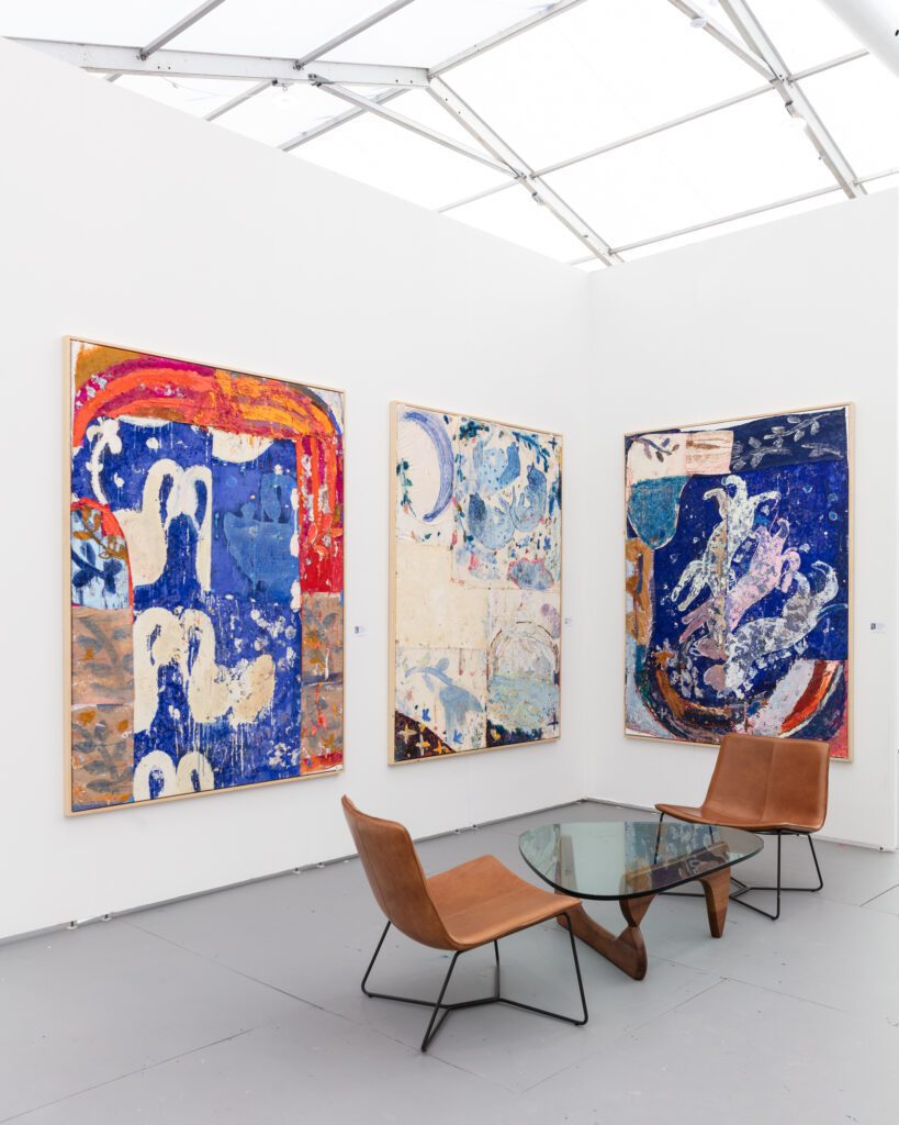 Installation view of De Buck Gallery at Untitled Art Miami Beach 2022