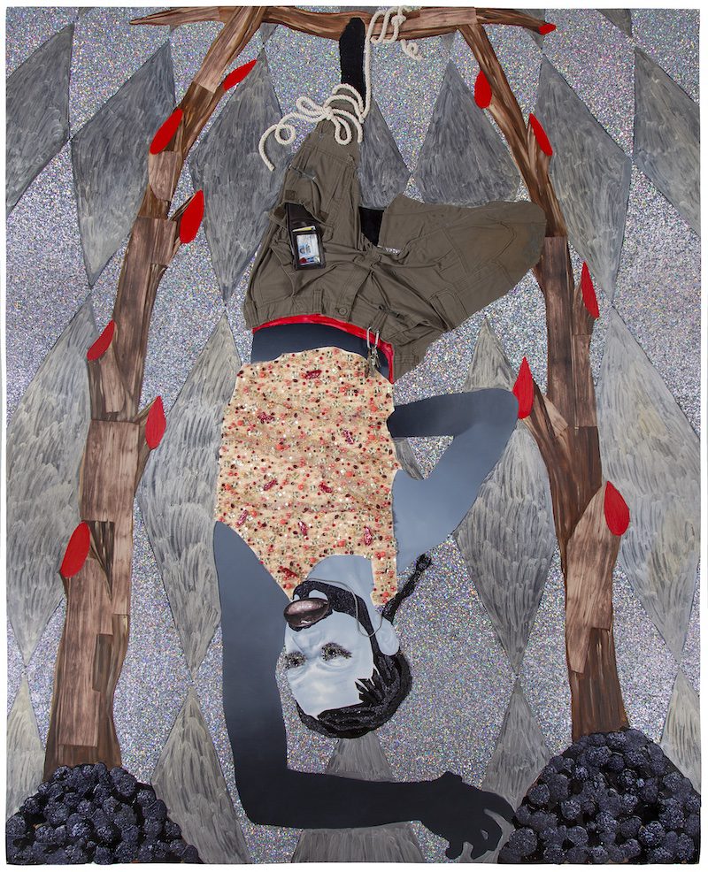 Devan Shimoyama, Le Pendu, 2022.