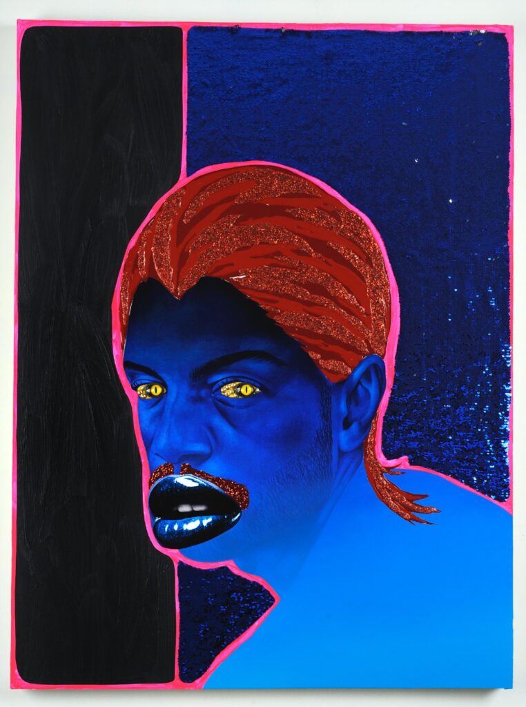 Devan Shimoyama, Self-Portrait as Mystique, 2022