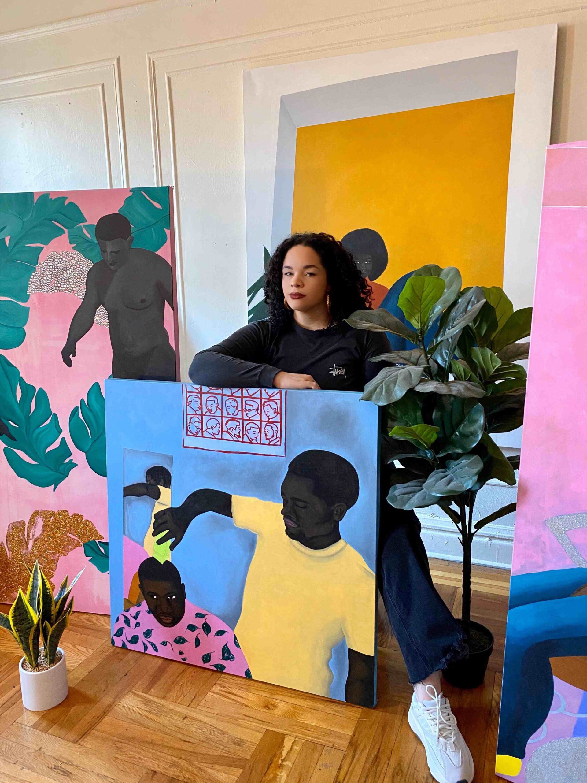 Tiffany Alfonseca in her studio.