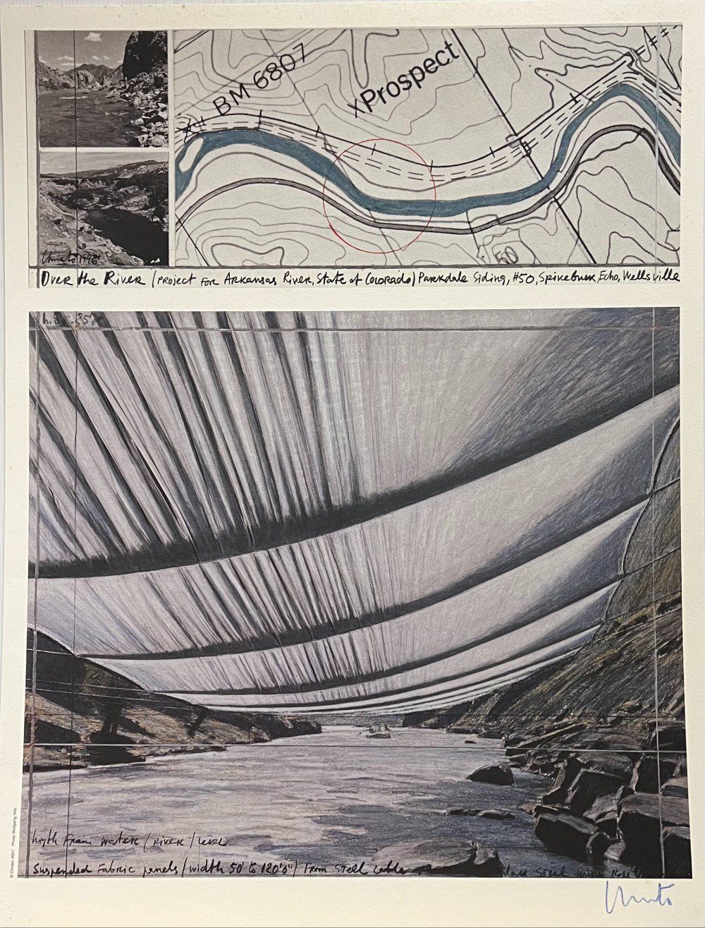 Christo and Jeanne-Claude Over the River